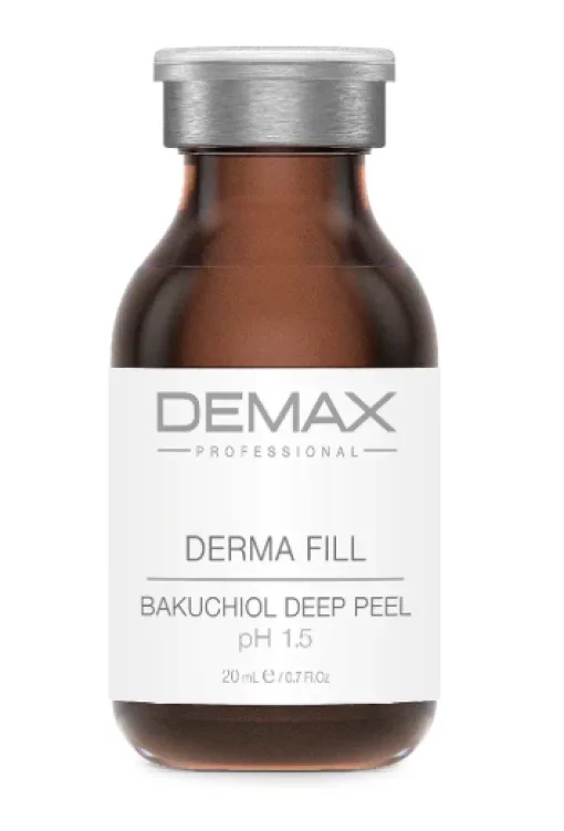 Інтелектуальний пілінг з миттєвим ефектом ревіталізації Demax Derma fill bakuchiol deep peel 20 мл