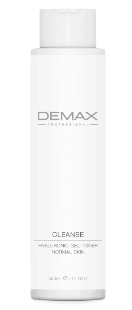 Гель тонік з гіалуроновою кислотою Demax Cleanse hyaluronic toner для всіх типів шкіри 500 мл