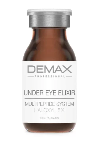 Мультипептидная сыворотка эликсир Demax Under eye elixir для периорбитальной зоны 10 мл