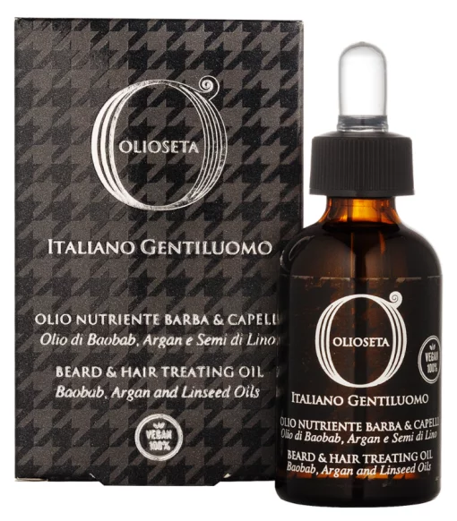 Лечебное масло OLIOSETA Italiano Gentiluomo для бороды и волос 30 мл