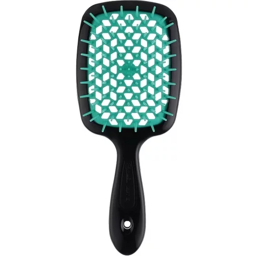 Щітка чорна з бірюзовим Janeke Superbrush Standart